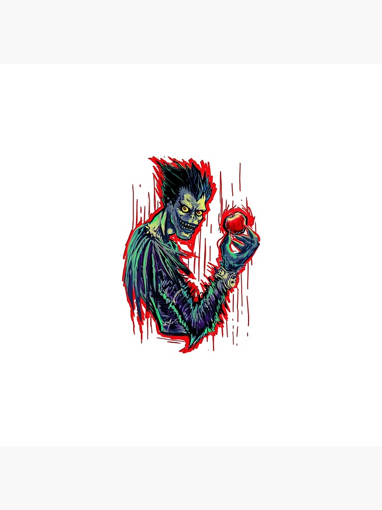 Death Note Gothic Death God Art Throw Pillow - Image 2