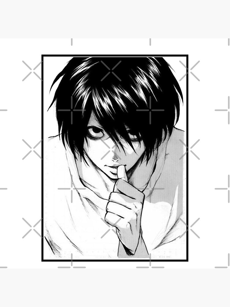 L And Light Duality Death Note Throw Pillow - Image 2