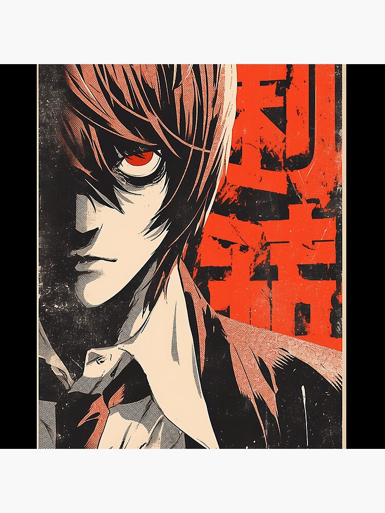 Death Note Light Hero Or Villain Shower Curtain - Image 2