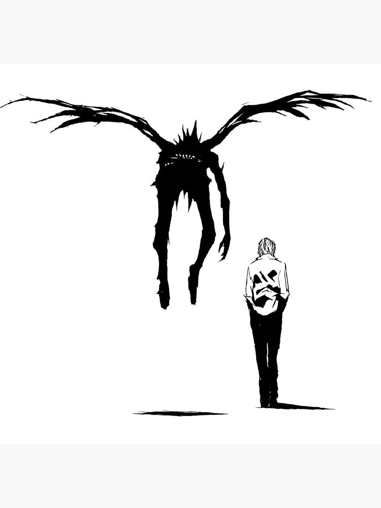 Death Note Classic Logo Design Shower Curtain - Image 2