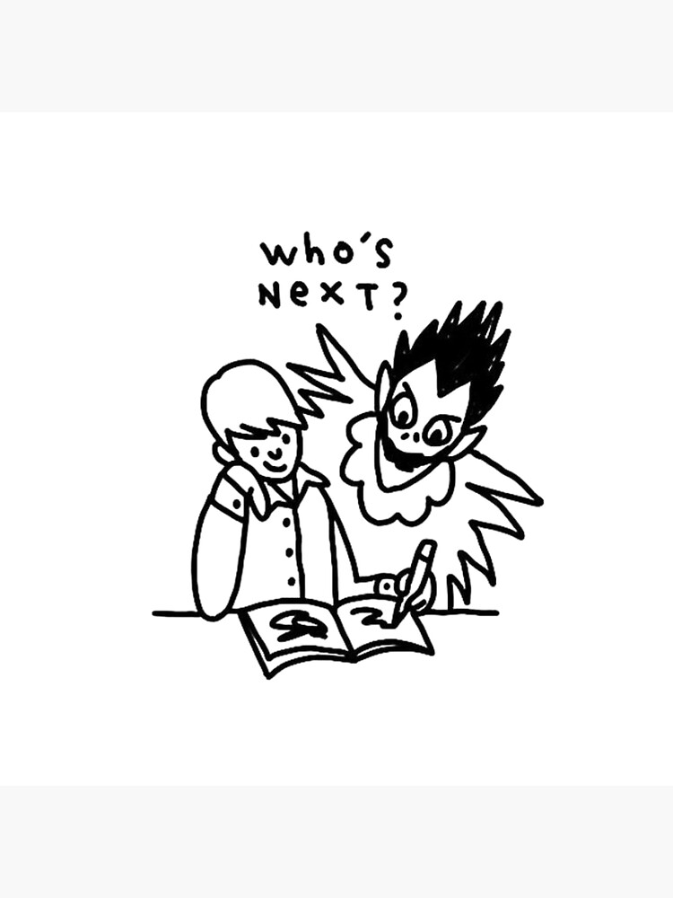Who Will Be Next Kira Death Note Shower Curtain - Image 2
