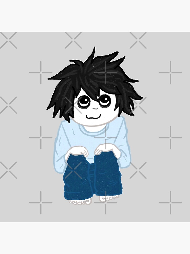 Death Note L Lawliet Minimal Shower Curtain - Image 2