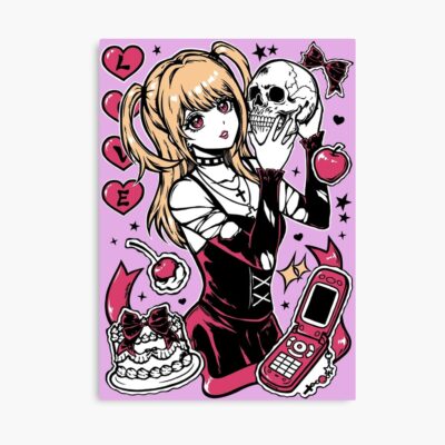 Gothic Girl Aesthetic Death Note Poster