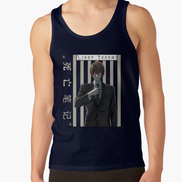 Red Eyes Villain Justice Death Note Tank Top - Image 5