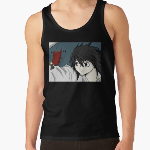 L Lawliet Detective Death Note Tank Top - Image 2