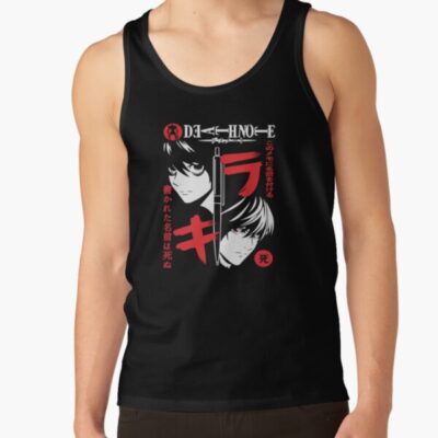 Light Vs L Split Mind Death Note Tank Top