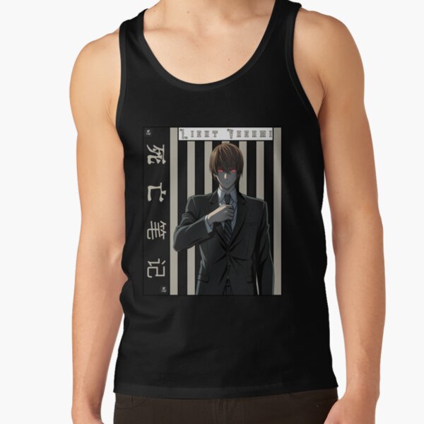 Red Eyes Villain Justice Death Note Tank Top - Image 2