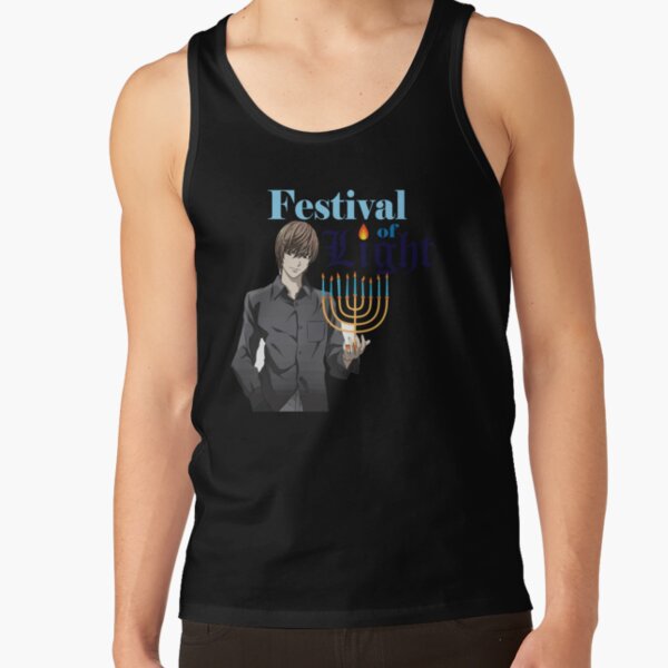 Dark Humor Kira Style Death Note Tank Top - Image 2