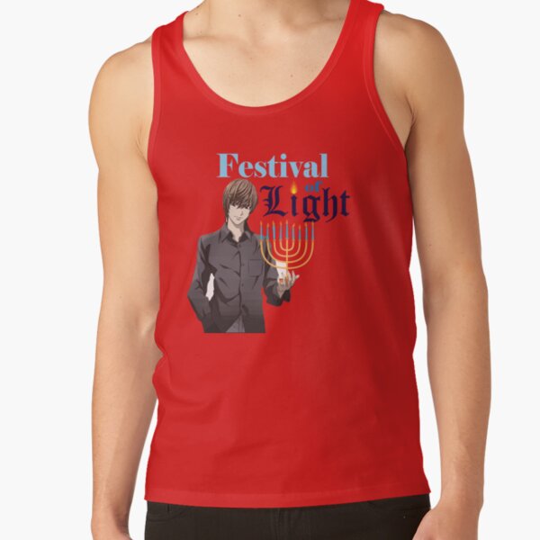 Dark Humor Kira Style Death Note Tank Top - Image 4