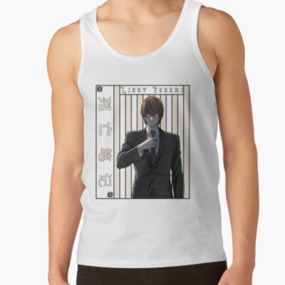 Red Eyes Villain Justice Death Note Tank Top
