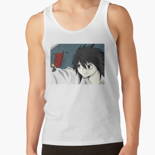 L Lawliet Detective Death Note Tank Top