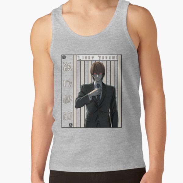 Red Eyes Villain Justice Death Note Tank Top - Image 3