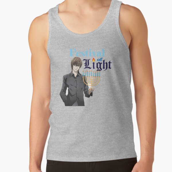 Dark Humor Kira Style Death Note Tank Top - Image 3