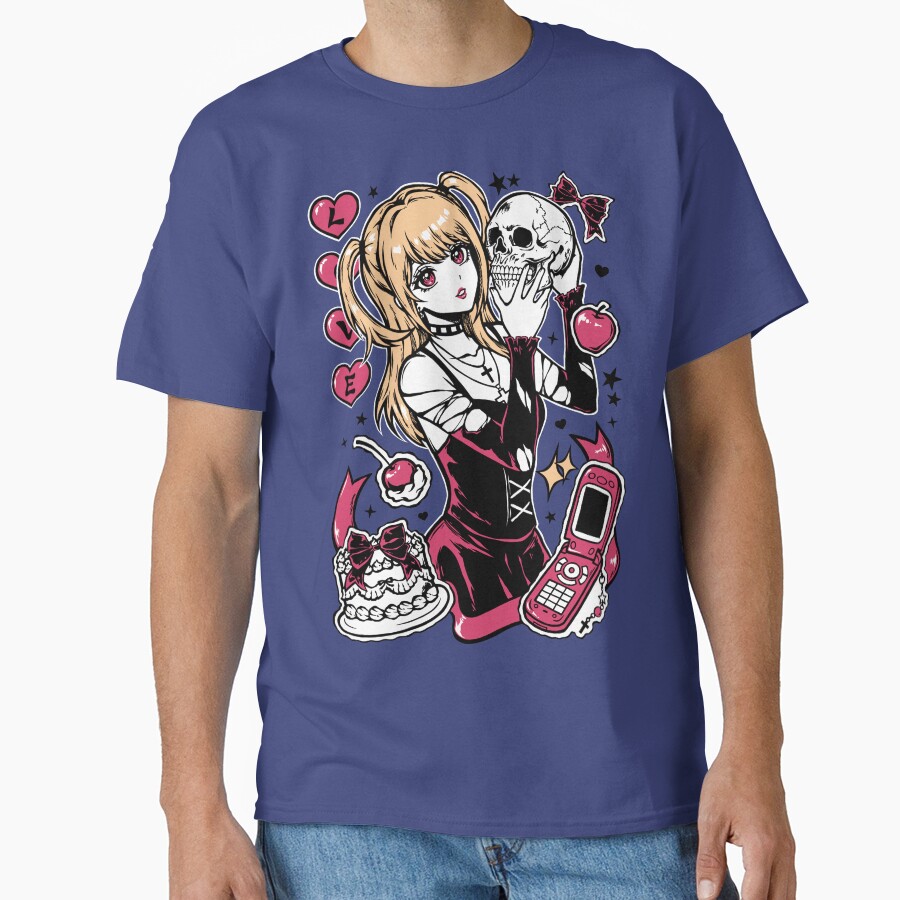 Gothic Anime Girl Death Note T-shirt - Image 4