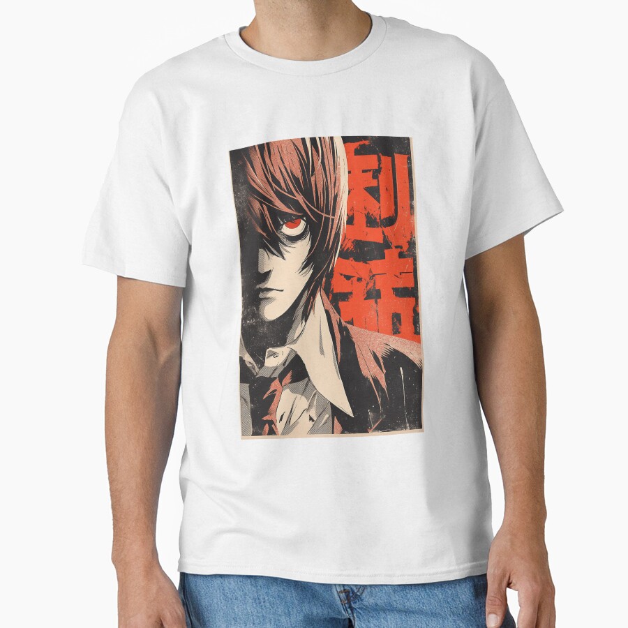 Hero Or Villain Light Death Note T-shirt - Image 2