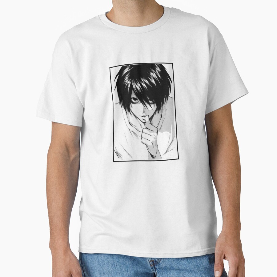 L And Light Duality Death Note T-shirt