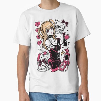 Gothic Anime Girl Death Note T-shirt