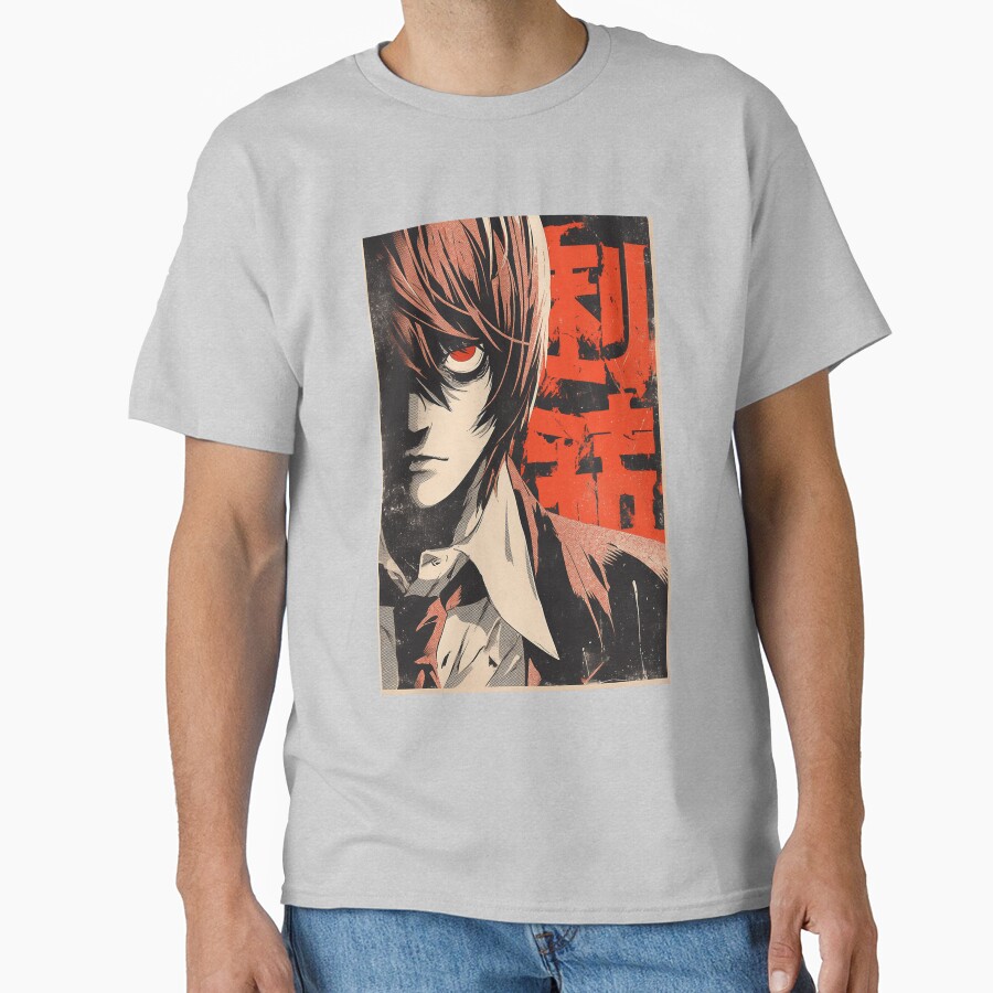 Hero Or Villain Light Death Note T-shirt - Image 3