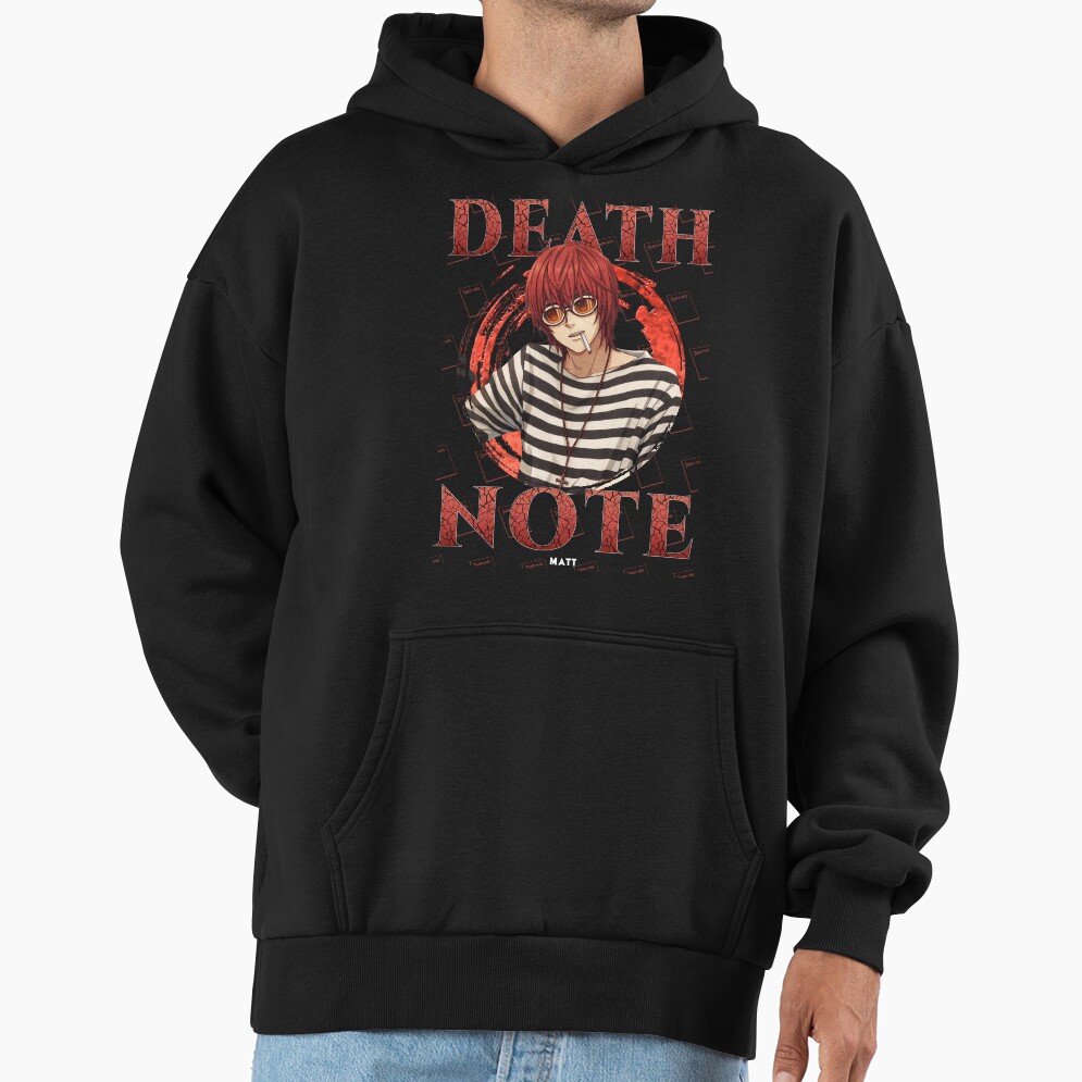 Matt Red Goggles Death Note Hoodie - Image 3