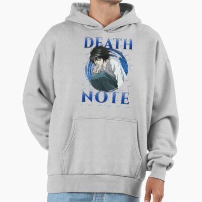 L Lawliet Minimal Portrait Death Note Hoodie