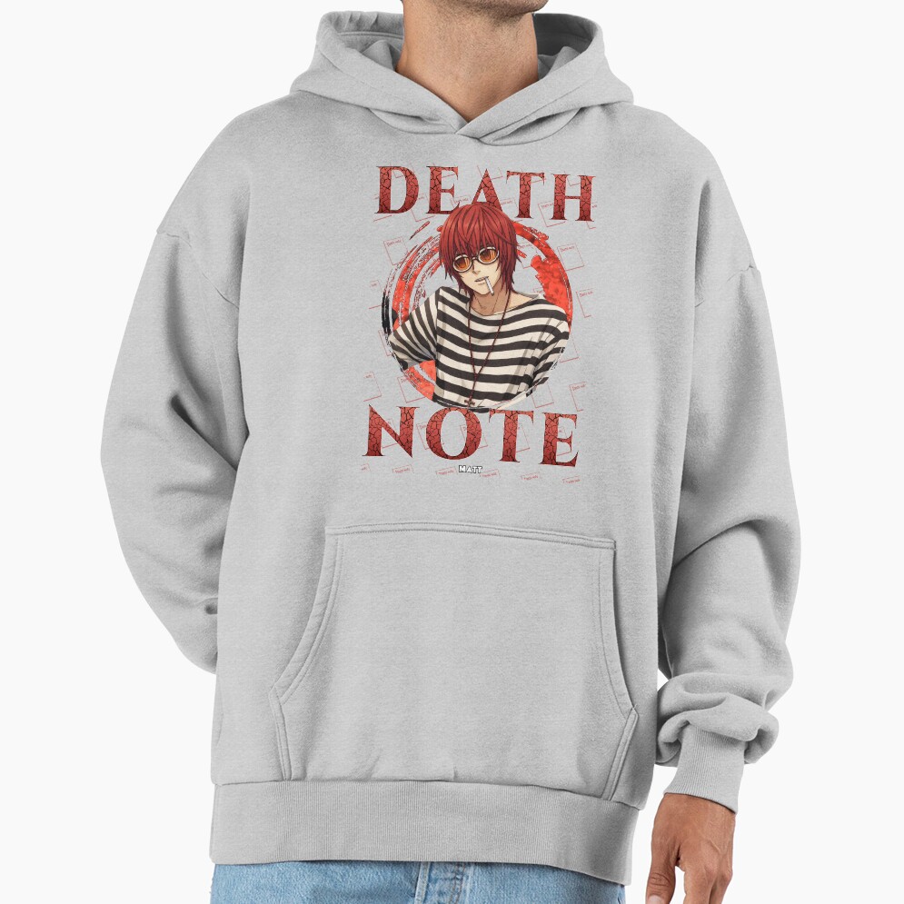 Matt Red Goggles Death Note Hoodie - Image 4