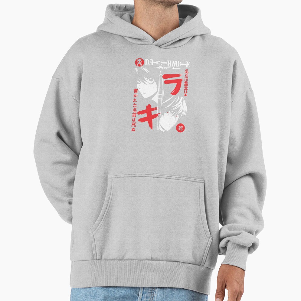 Light Vs L Split Mind Death Note Hoodie - Image 4