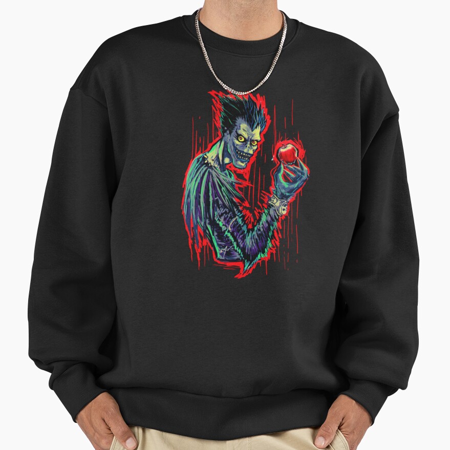 Gothic Death God Apple Death Note Sweatshirt - Image 3