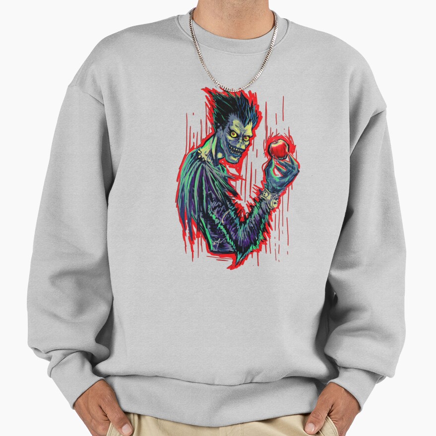 Gothic Death God Apple Death Note Sweatshirt - Image 5