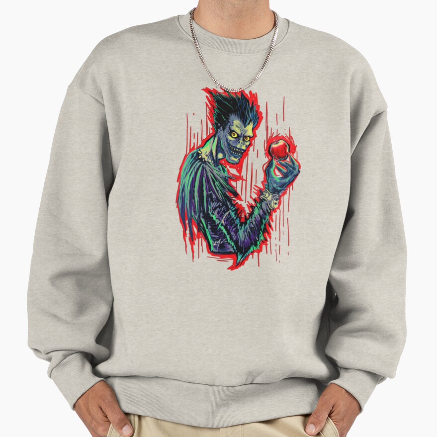 Gothic Death God Apple Death Note Sweatshirt - Image 4