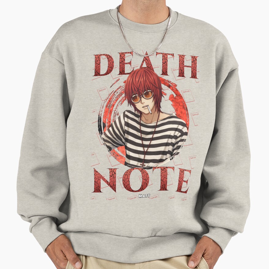 Matt Red Goggles Death Note Sweatshirt