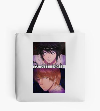 Death Note Kira Vs L Doodle Tote Bag