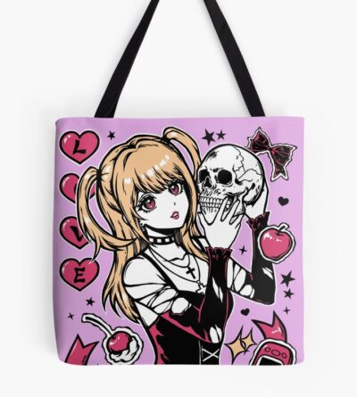 Gothic Girl Aesthetic Death Note Tote Bag