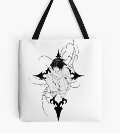 Cross Symbol Minimal Death Note Tote Bag
