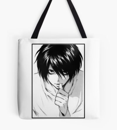 L And Light Duality Death Note Tote Bag