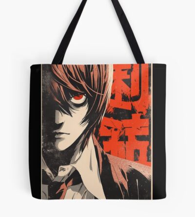 Death Note Light Hero Or Villain Tote Bag