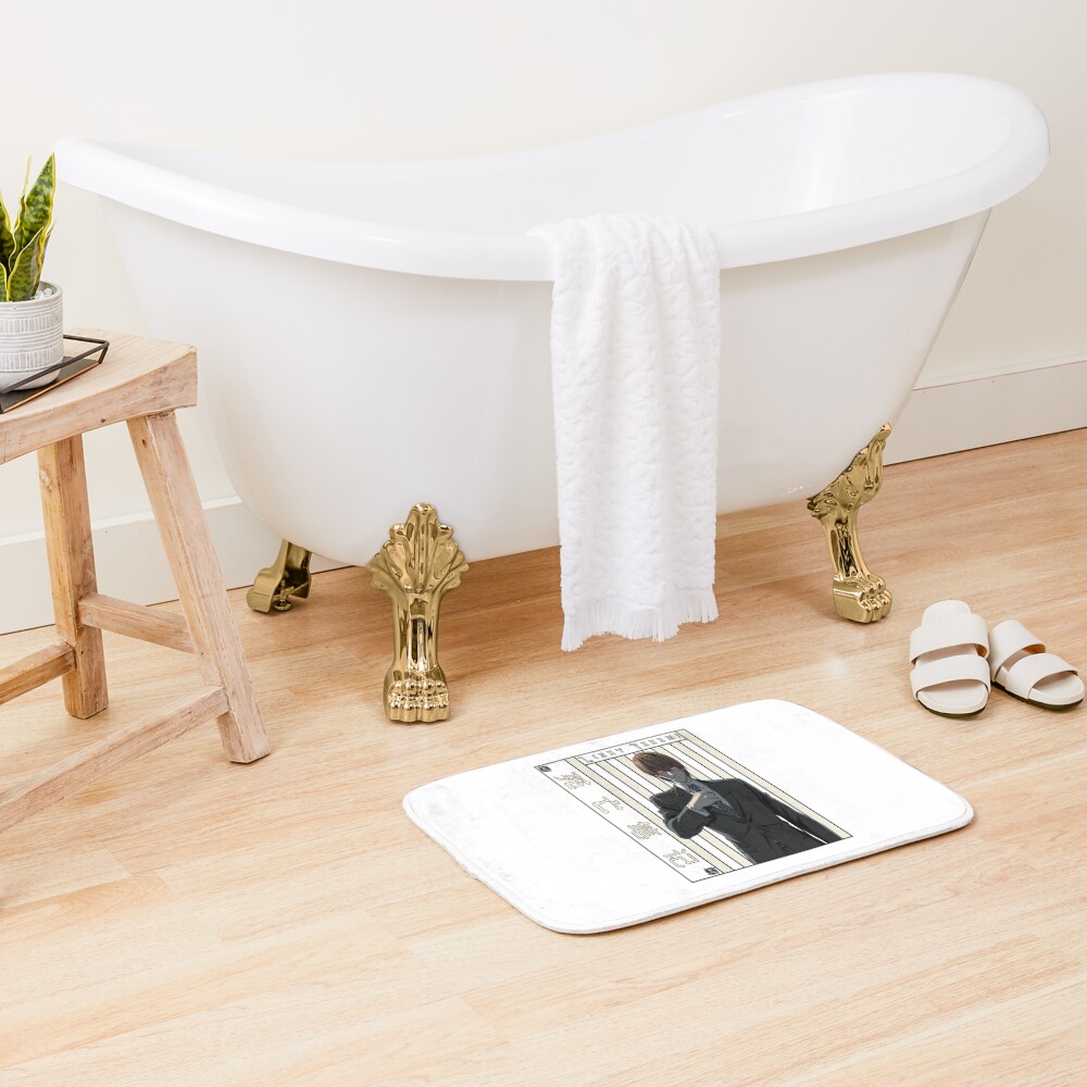 Death Note Red Eyes Justice Aesthetic Bath Mat - Image 2
