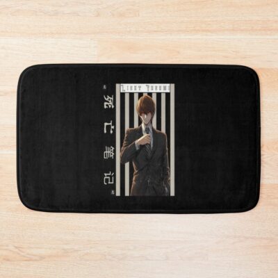 Dark Mastermind Genius Death Note Bath Mat