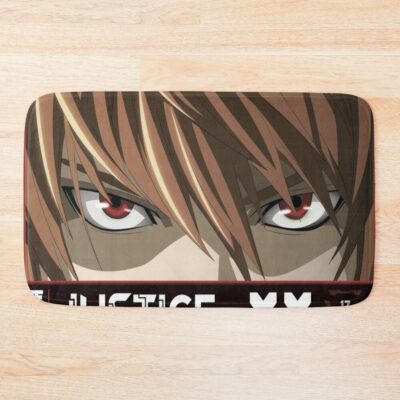Justice Anime Eyes Cozy Death Note Bath Mat