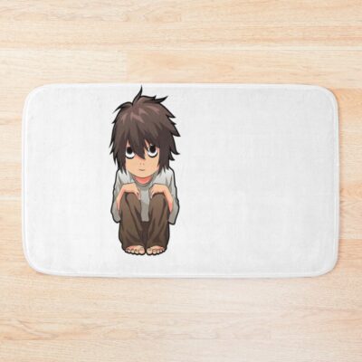 Chibi Anime Girl Style Death Note Bath Mat