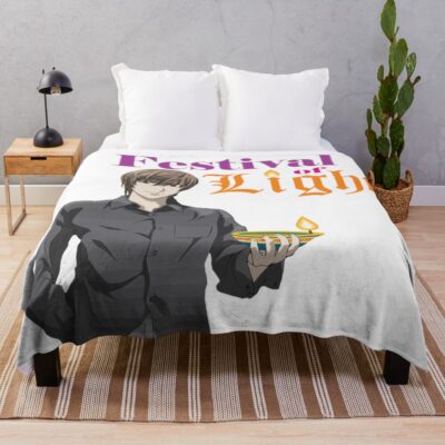 Festival Parody Style Death Note Throw Blanket