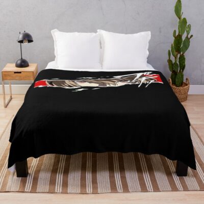 Goro Akechi Style Death Note Throw Blanket
