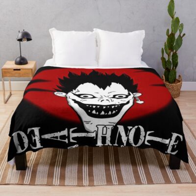 Anime Culture Dark Note Throw Blanket