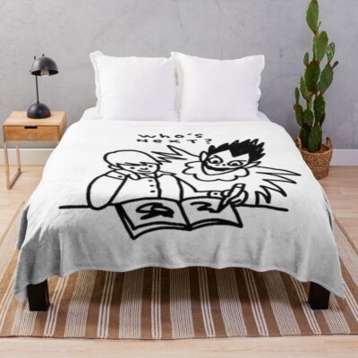Who Will Be Next Kira Death Note Throw Blanket
