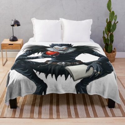 Forbidden Apple Ryuk Death Note Throw Blanket