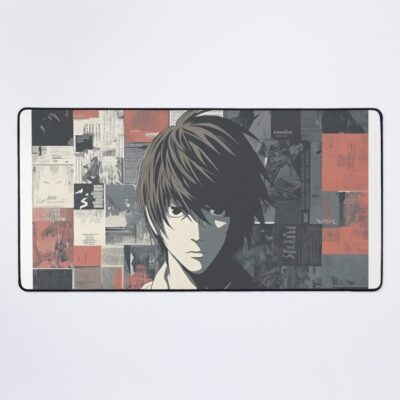 Dark Genius Minimal Collage Death Note Mouse Pad