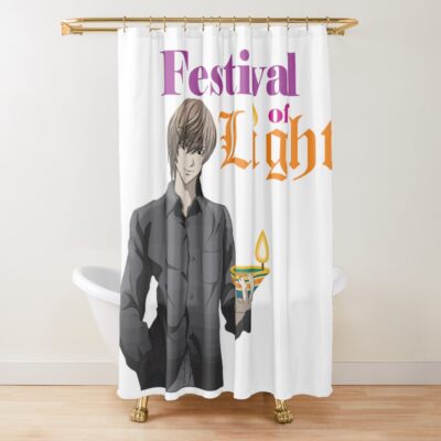 Festival Parody Style Death Note Shower Curtain