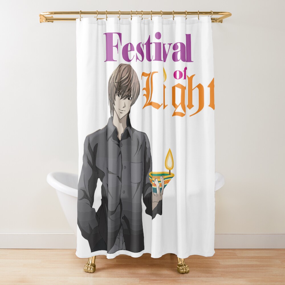 Festival Parody Style Death Note Shower Curtain