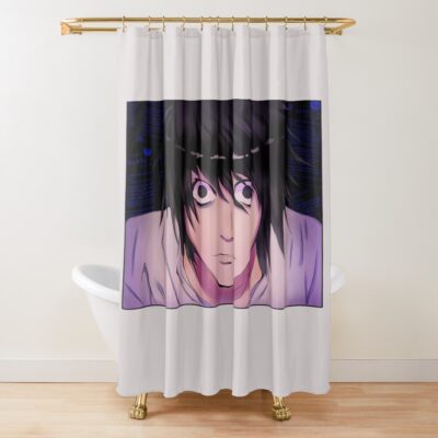 Death Note Smartest Mind Doodle Shower Curtain