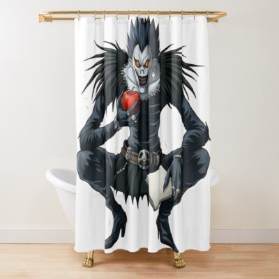 Forbidden Apple Ryuk Death Note Shower Curtain