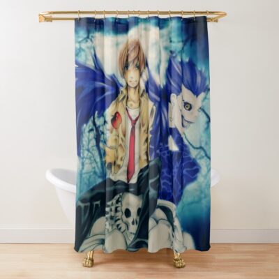 Death Note Anime Dark Core Shower Curtain